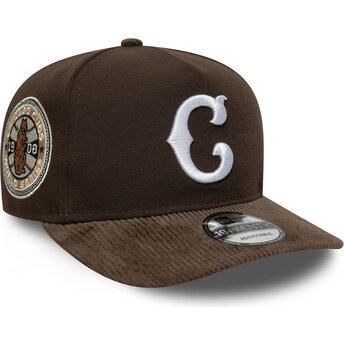 Șepci curbată maro snapback 19TWENTY Cooperstown Cord de Chicago Cubs MLB de New Era