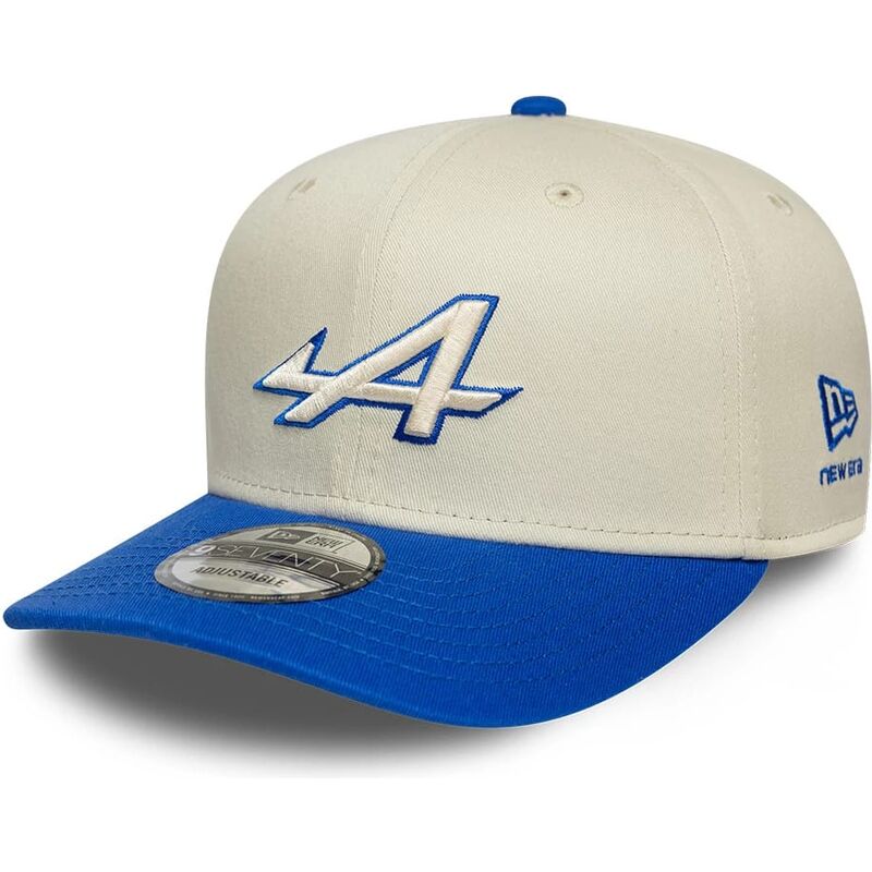 epci-curbata-bej-snapback-9seventy-stretch-snap-contrast-visor-de-alpine-f1-team-formula-1-de-new-era