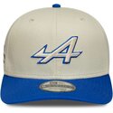 epci-curbata-bej-snapback-9seventy-stretch-snap-contrast-visor-de-alpine-f1-team-formula-1-de-new-era