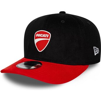 Șepci curbată negru snapback 9SEVENTY Stretch Snap Contrast Visor de Ducati Motor MotoGP de New Era