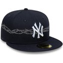 epci-plata-bleumarin-fitted-59fifty-icon-de-new-york-yankees-mlb-de-new-era