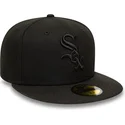 epci-plata-negru-fitted-59fifty-de-chicago-white-sox-mlb-de-new-era