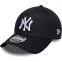 epci-curbata-bleumarin-snapback-9forty-m-crown-side-script-de-new-york-yankees-mlb-de-new-era