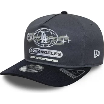 Șepci curbată gri snapback 19TWENTY Graphic de Los Angeles Dodgers MLB de New Era