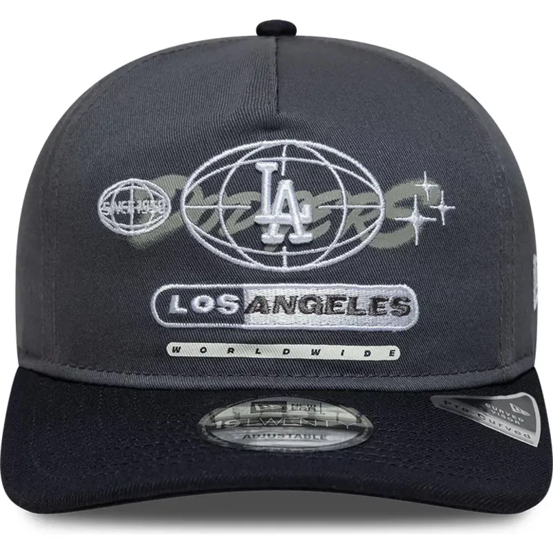 epci-curbata-gri-snapback-19twenty-graphic-de-los-angeles-dodgers-mlb-de-new-era