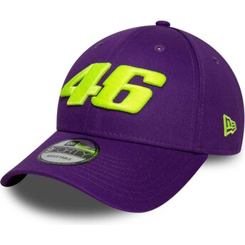 Șepci curbată violet reglabilă 9FORTY Wordmark de Valentino Rossi VR46 MotoGP de New Era
