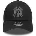 epci-curbata-gri-reglabila-9forty-metallic-outline-de-new-york-yankees-mlb-de-new-era