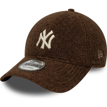Șepci curbată maro snapback 9FORTY Winter Borg de New York Yankees MLB de New Era
