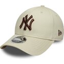 epci-curbata-bej-snapback-9forty-m-crown-de-new-york-yankees-mlb-de-new-era