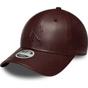 epci-curbata-maro-snapback-9forty-m-crown-pu-diamante-de-new-york-yankees-mlb-de-new-era