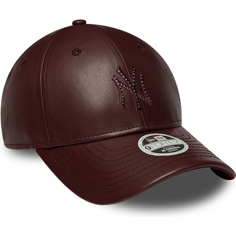 epci-curbata-maro-snapback-9forty-m-crown-pu-diamante-de-new-york-yankees-mlb-de-new-era