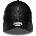 epci-curbata-negru-snapback-9forty-m-crown-pu-diamante-de-new-york-yankees-mlb-de-new-era