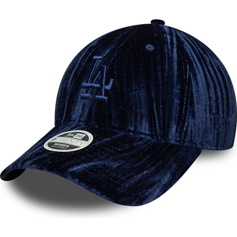 epci-curbata-bleumarin-reglabila-9twenty-velour-de-los-angeles-dodgers-mlb-de-new-era