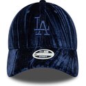 epci-curbata-bleumarin-reglabila-9twenty-velour-de-los-angeles-dodgers-mlb-de-new-era