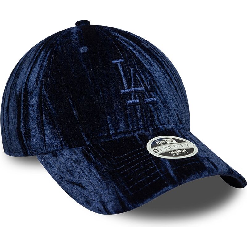 epci-curbata-bleumarin-reglabila-9twenty-velour-de-los-angeles-dodgers-mlb-de-new-era
