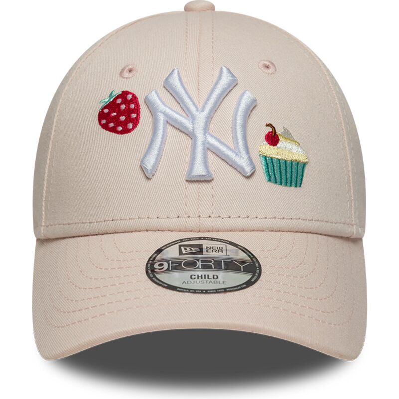 epci-curbata-roz-reglabila-pentru-copii-9forty-food-icon-cupcake-de-new-york-yankees-mlb-de-new-era