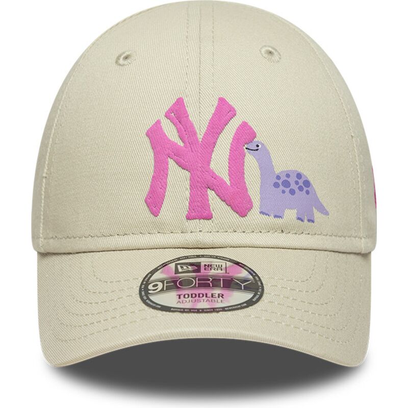 epci-curbata-bej-reglabila-pentru-copii-rosa-9forty-dino-icon-de-new-york-yankees-mlb-de-new-era