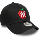 epci-curbata-negru-reglabila-pentru-copii-9forty-fruit-icon-apple-de-new-york-yankees-mlb-de-new-era