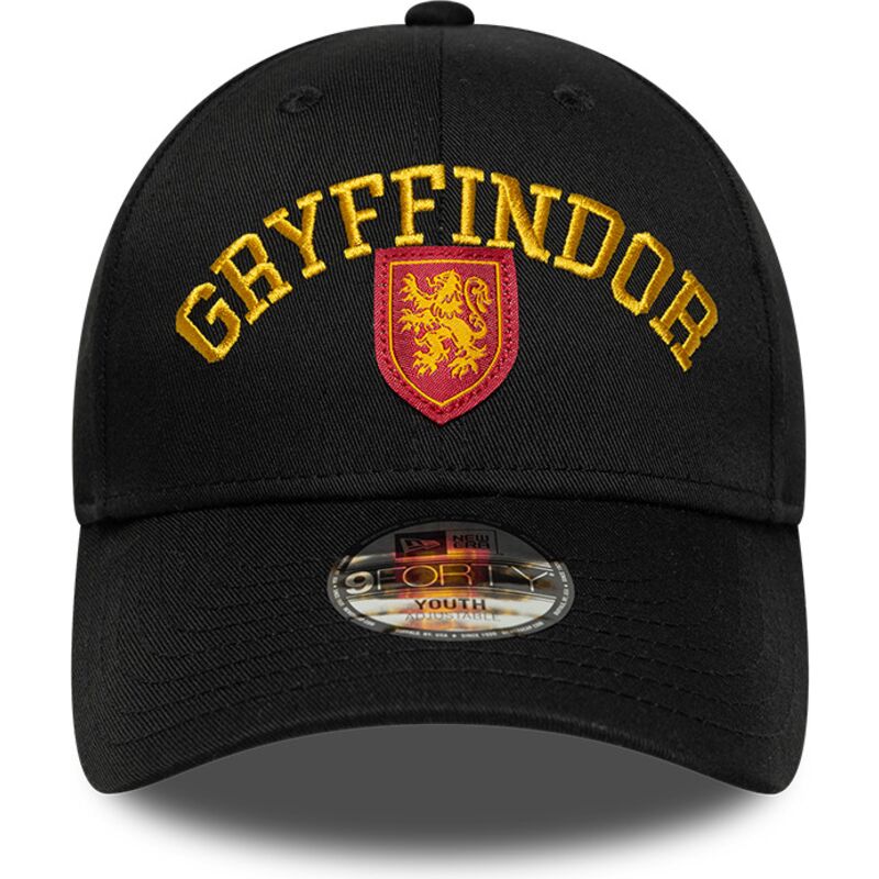 epci-curbata-negru-snapback-pentru-copii-9forty-wordmark-de-gryffindor-harry-potter-de-new-era