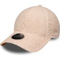 epci-curbata-roz-snapback-pentru-copii-rosa-9forty-m-crown-winter-borg-de-new-york-yankees-mlb-de-new-era
