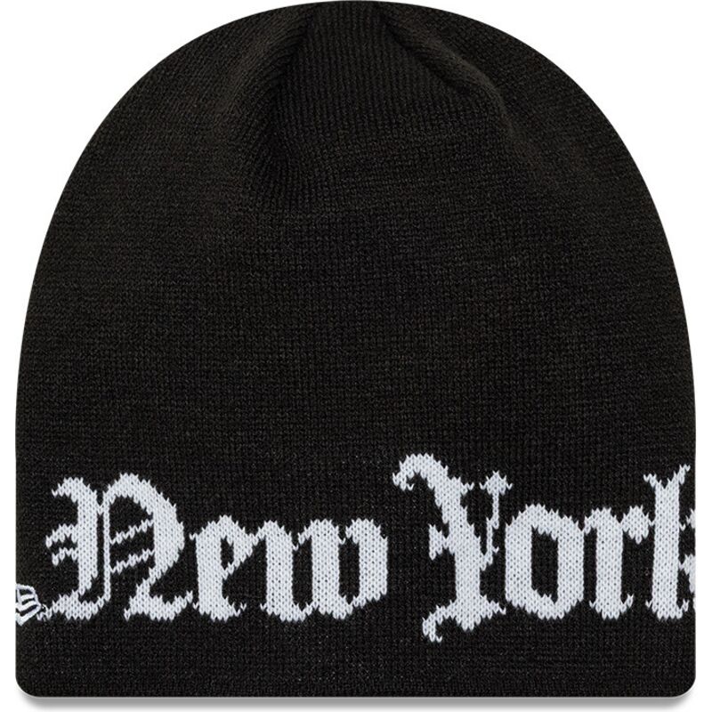 caciuli-negru-knit-skully-wordmark-de-new-york-yankees-mlb-de-new-era
