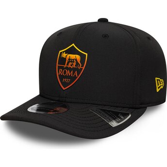 Șepci curbată negru snapback 9SEVENTY Stretch Snap REPREVE de Associazione Sportiva Roma Serie A de New Era