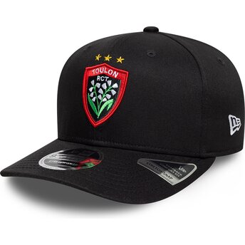 Șepci curbată negru snapback 9SEVENTY Stretch Snap Lily de Rugby Club Toulonnais French Rugby Federation FFR de New Era