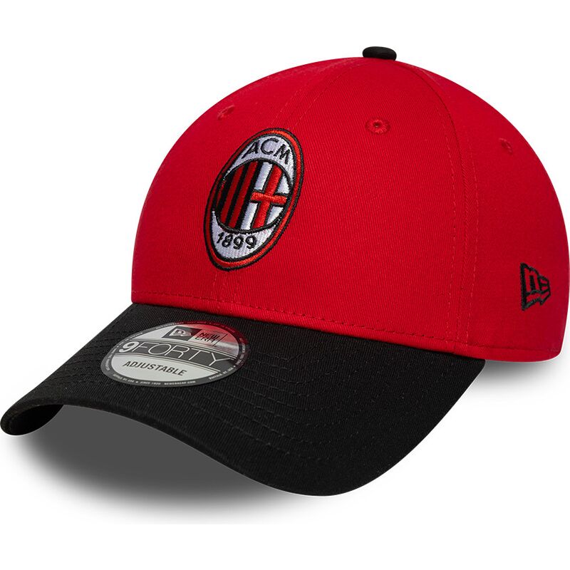 epci-curbata-rou-reglabila-9forty-contrast-de-ac-milan-serie-a-de-new-era