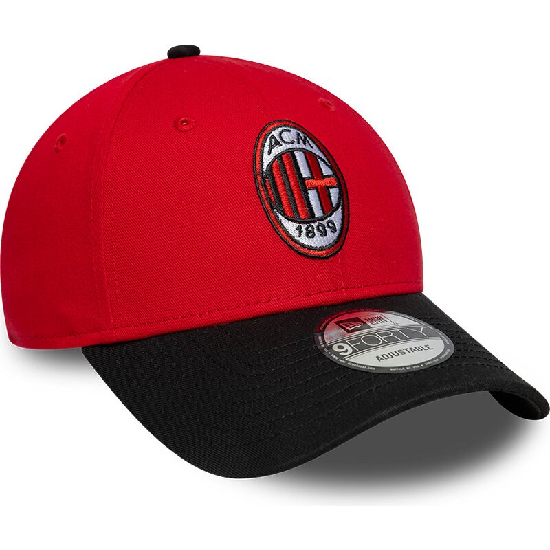 epci-curbata-rou-reglabila-9forty-contrast-de-ac-milan-serie-a-de-new-era