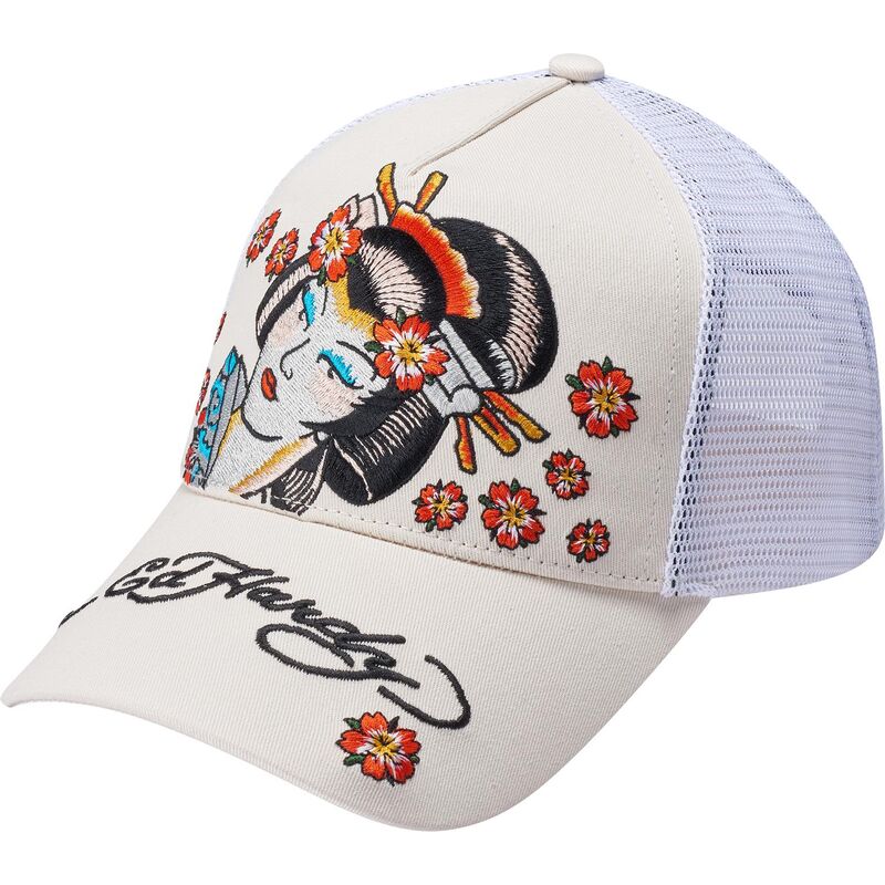 epci-curbata-bej-snapback-tokyo-geisha-de-ed-hardy
