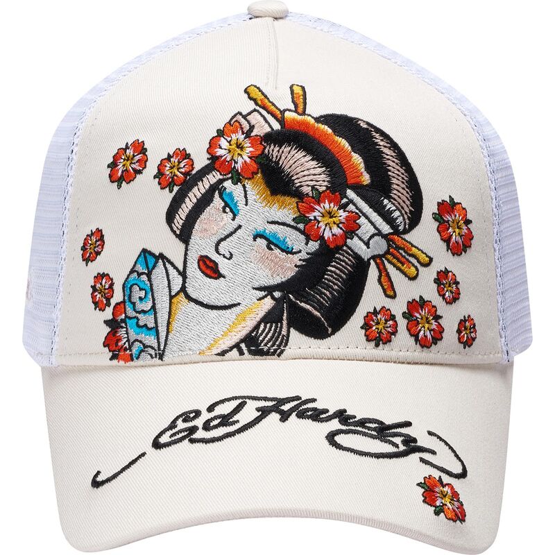 epci-curbata-bej-snapback-tokyo-geisha-de-ed-hardy