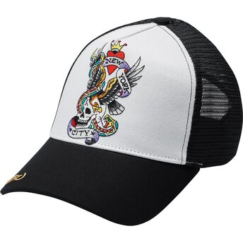 Șepci curbată negru snapback Nyc de Ed Hardy