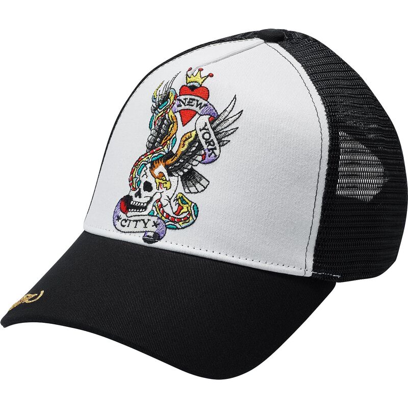 epci-curbata-negru-snapback-nyc-de-ed-hardy