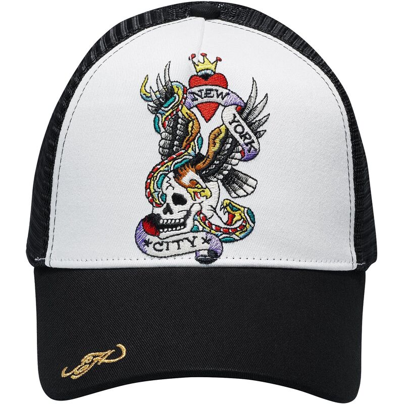 epci-curbata-negru-snapback-nyc-de-ed-hardy