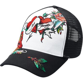 Șepci curbată negru snapback Love Ed de Ed Hardy