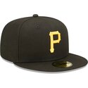 epci-plata-negru-fitted-59fifty-ac-perf-de-pittsburgh-pirates-mlb-de-new-era