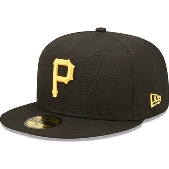 Șepci plată negru fitted 59FIFTY AC Perf de Pittsburgh Pirates MLB de New Era