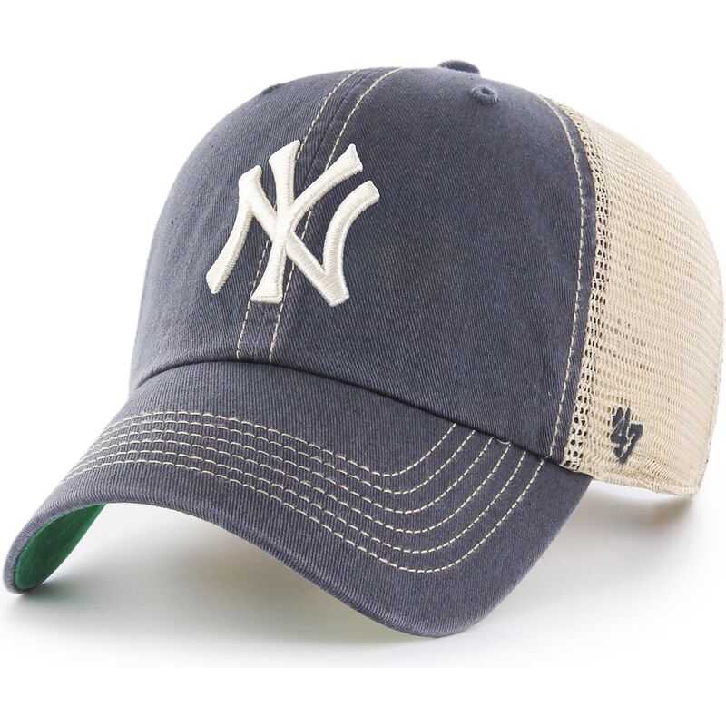 epci-curbata-gri-snapback-clean-up-trawler-vintage-navy-de-new-york-yankees-mlb-de-47-brand