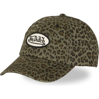 Șepci curbată leopard reglabilă SOVA de Von Dutch