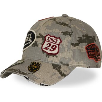 Șepci curbată camuflaj snapback KAMO03 de Von Dutch