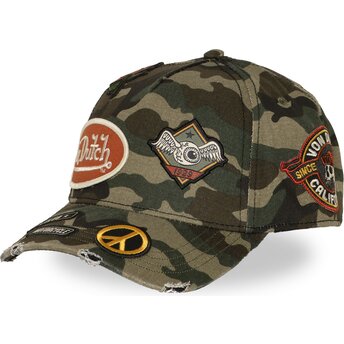 Șepci curbată camuflaj snapback KAMO01 de Von Dutch