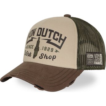 Șepci curbată maro snapback CREW40 de Von Dutch