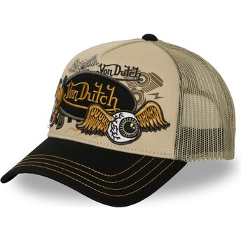 Șepci curbată bej snapback PATCHES19 de Von Dutch