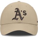 epci-curbata-bej-reglabila-structured-uv-poly-ripstop-de-oakland-athletics-mlb-de-nike