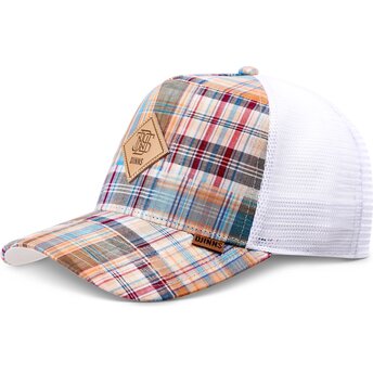 Șepci curbată papagal snapback HFT Patch Check Turquoise de Djinns