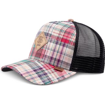 Șepci curbată papagal snapback HFT Patch Check Red de Djinns
