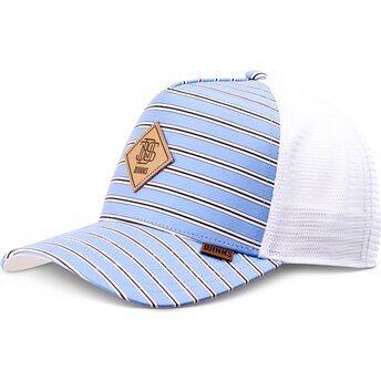 Șepci curbată albastru snapback HFT Business Stripe de Djinns