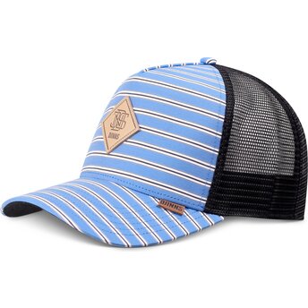 Șepci curbată albastru snapback HFT Business Stripe de Djinns
