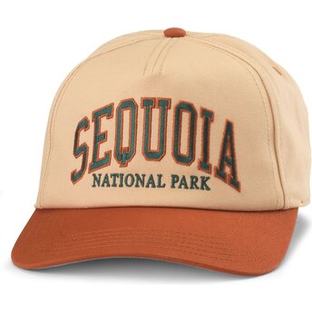 Șepci curbată maro snapback Roscoe de Sequoia National Park de American Needle