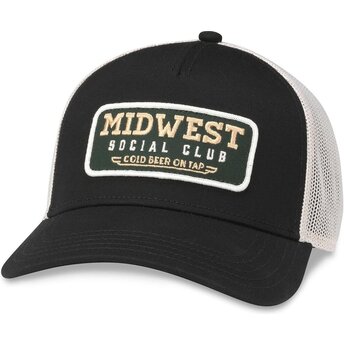 Șepci curbată negru snapback Valin de Midwest Social Club de American Needle